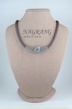 NAGRANG Simple pipe necklace with labradorite